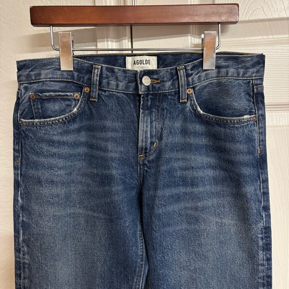 AGOLDE Amber Low Rise Straight Jeans in Milestone Size 28 - Picture 3 of 8